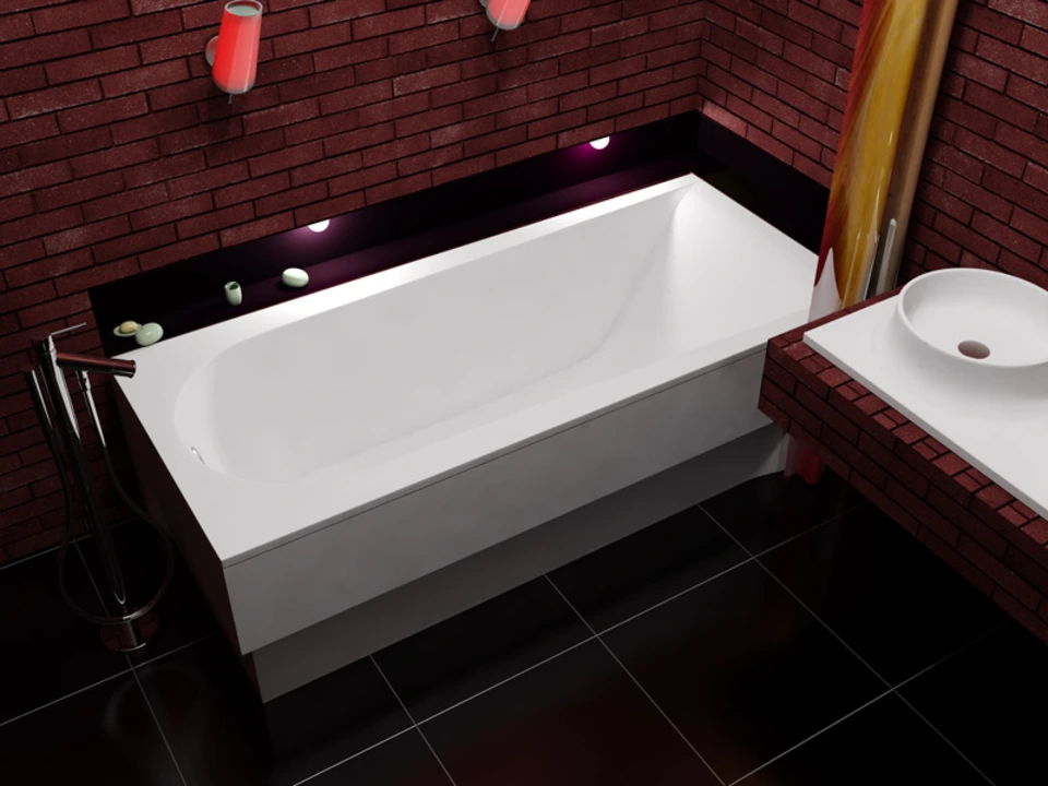 Акриловая ванна cersanit smart 170