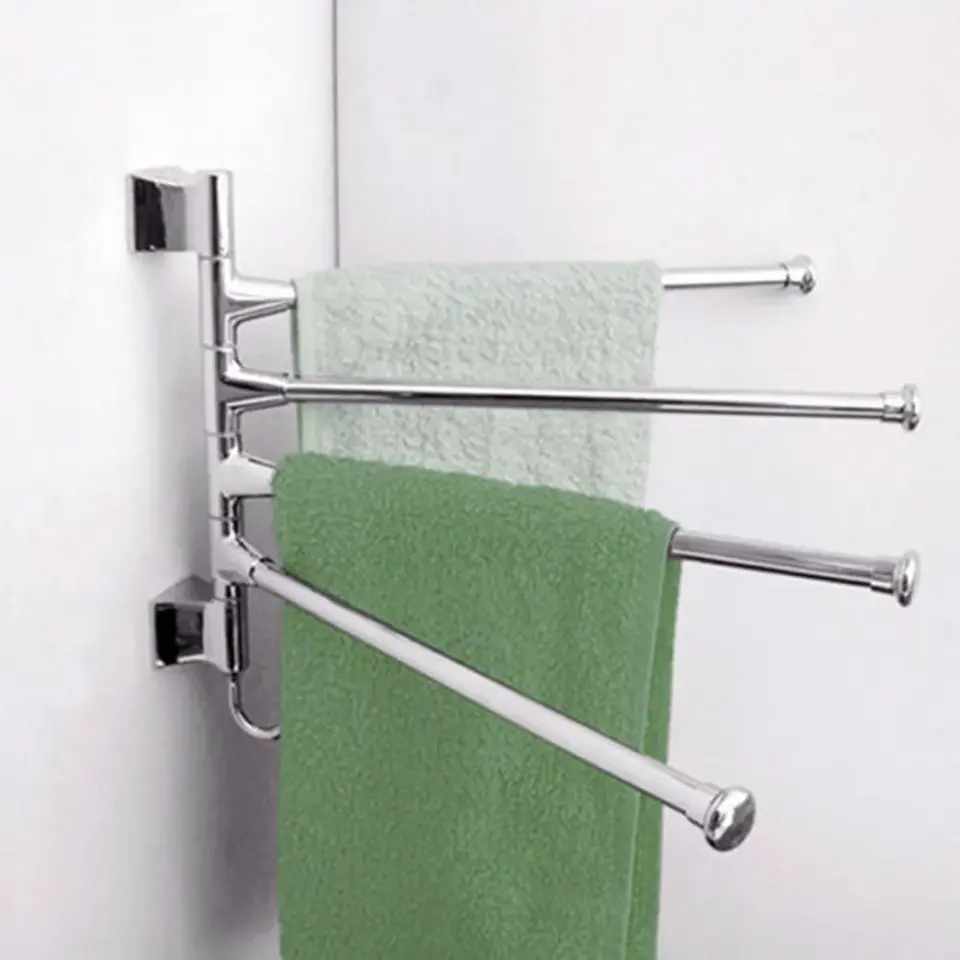 Настенный полотенцесушитель для ванной 4-bar towel rack