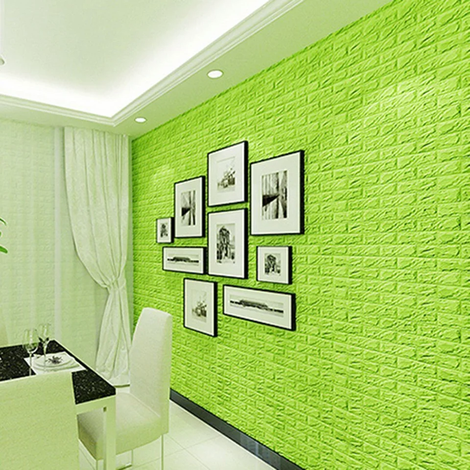 Самоклеющиеся панели для стен зеленые