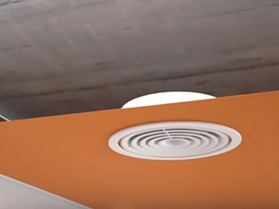 Вентиляционная решетка для натяжного потолка