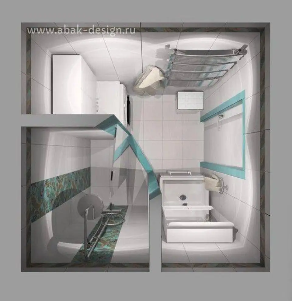Дизайн проект ванной