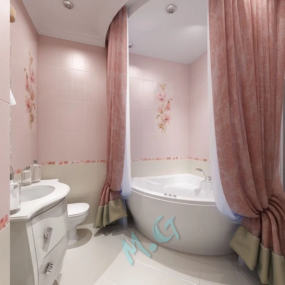 Ванная комната в нежном стиле