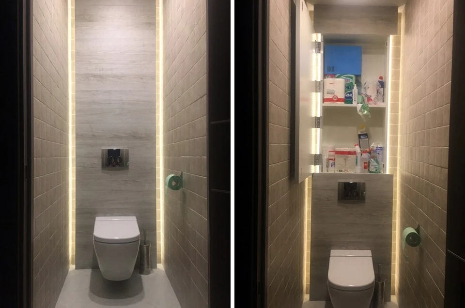 Дизайн туалета 2 кв м