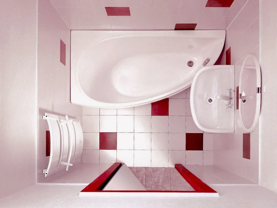 Дизайн очень маленькой ванной