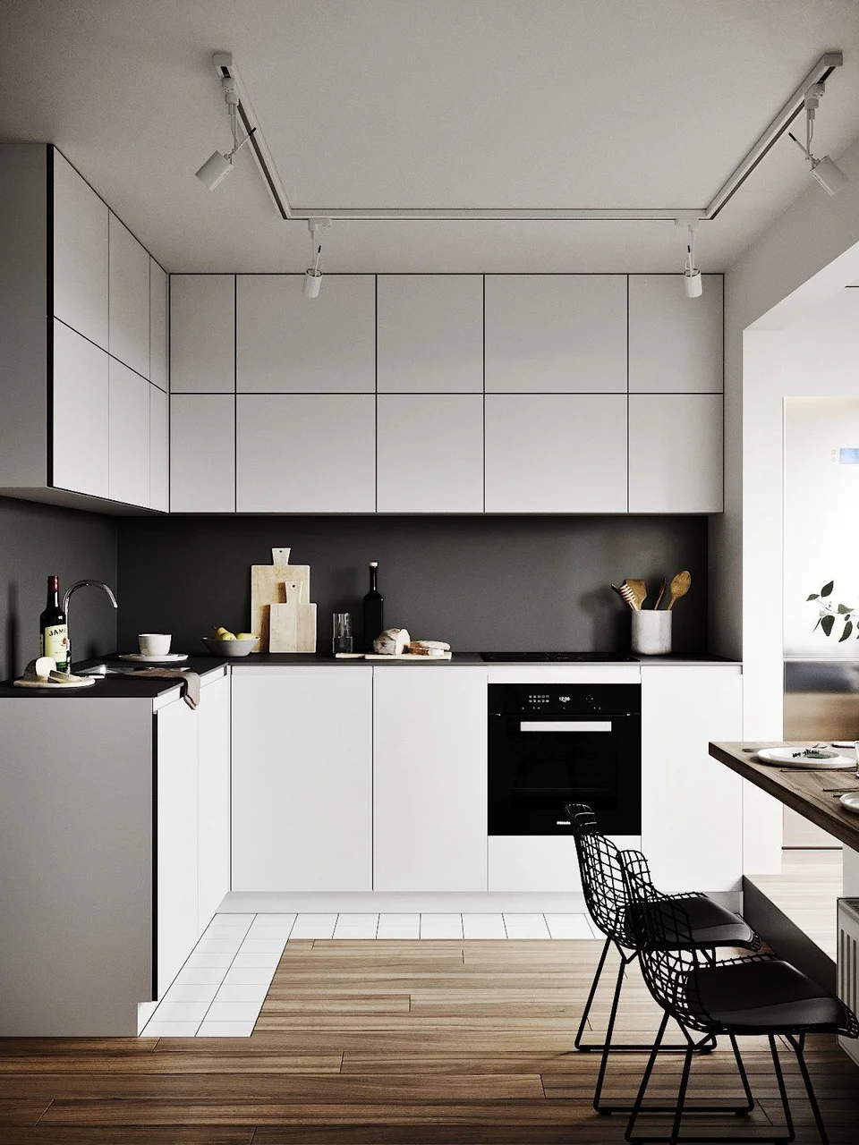 Кухня в стиле минимализм