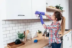 Kitchen cleaning photo