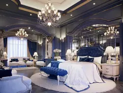 Photo of a rich bedroom