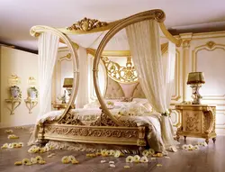 Photo of a rich bedroom