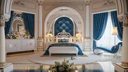 Photo of a rich bedroom