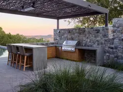 Outdoor kitchen photo