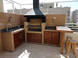 Outdoor kitchen photo