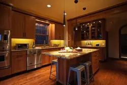 Photo Of The Kitchen In The Evening