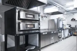 Photo of pizzeria kitchen