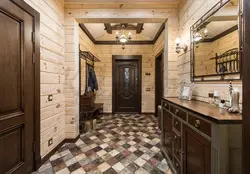 Photo of a wooden hallway