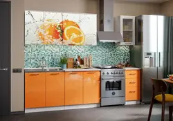 Photo Of Orange Kitchen