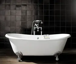 Cast iron bathtub photo