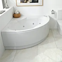 Photo of semicircular bathtubs