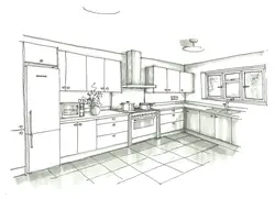 Kitchen Photo Drawing