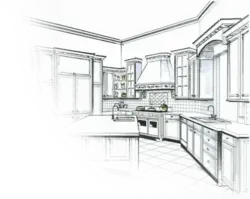 Фота эскізы кухні