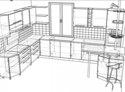 Photo Sketches Of The Kitchen