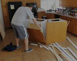 Disassembled kitchen photo