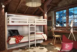 Photo of a two-story bedroom
