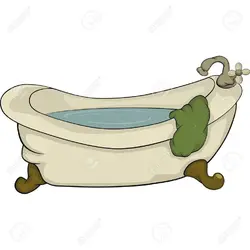 Cartoon bath photo