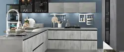 Gray Concrete Kitchen Photo