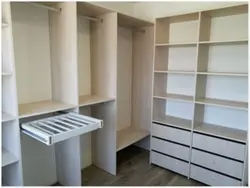 Wardrobes made of chipboard photo
