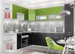 Olive modular kitchen photo