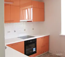 Кухня абрикосового цвета фото