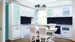 White kitchen mdf photo