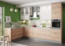 Кухня цвет сосна фото