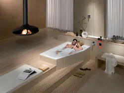 Bathtub in the floor photo