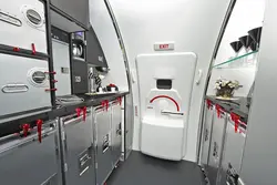 Airplane kitchen photo