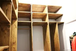 Wardrobe made of wood photo