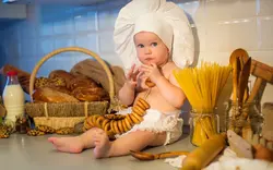 Фото Малыш На Кухне