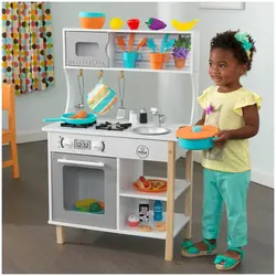 Children's kitchen wooden photo