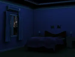 Фото спальни в темноте