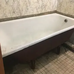 Фото ванна чугунная бу