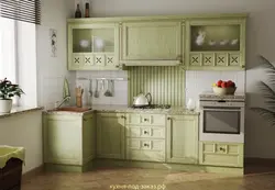 Кухня кантри угловая фото