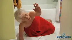 Elderly In The Bathroom Photo