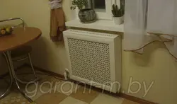 Радиатор на кухне фото