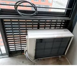 Air Conditioners On The Loggia Photo