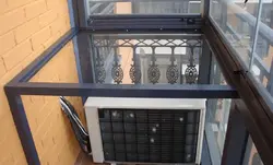 Air conditioners on the loggia photo