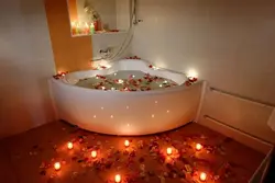 Ваннаға Арналған Романтикалық Шамдар Фотосы