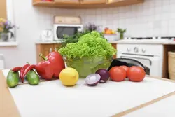 Vegetables in the kitchen photo