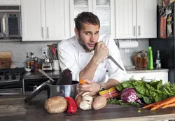 Dinner in the kitchen photo