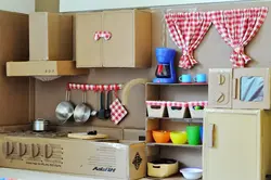 Cardboard kitchen photo