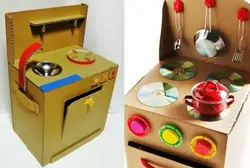 Cardboard Kitchen Photo